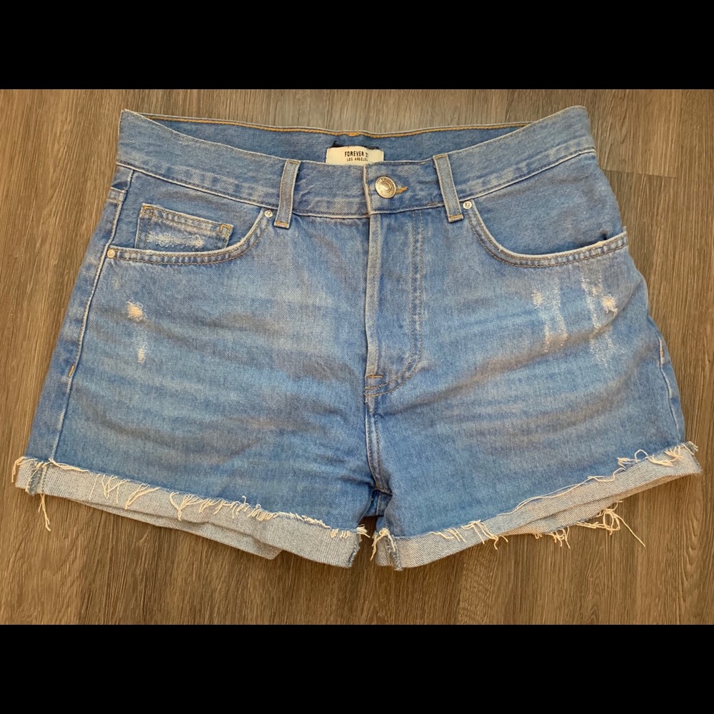 Forever 21 denim shorts